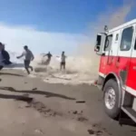 Devasa dalgalar kıyıyı vurdu