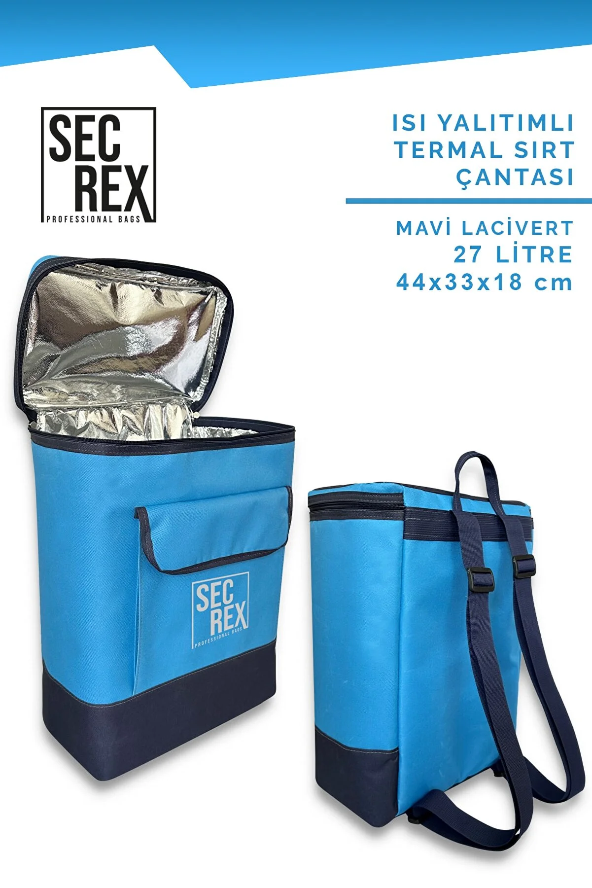 Secrex - Termal Çanta Isı Yalıtımlı - 27 Litre - Görsel 4